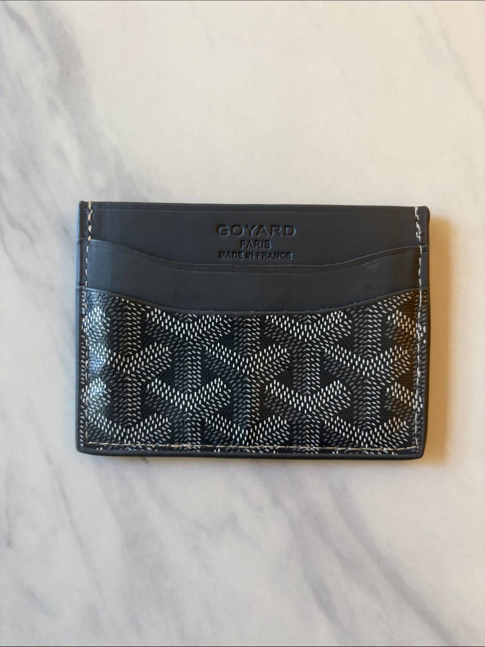 Goyard Grey Card Holder Wallet